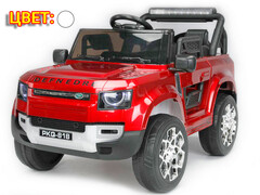 Электромобиль Land Rover на р/у 1-местный (аккум. 12V, 8Ah, свет, звук, подключение USB+MP3, до 3,5 км/ч, до 8 лет, до 30 кг) белый HQC021-818