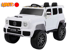 Электромобиль Джип Мерседес на р/у 1-местный (аккум. 12V, 8Ah, свет, звук, подключение USB+MP3, до 6 км/ч, до 8 лет, до 25 кг) красный HQC046-2266