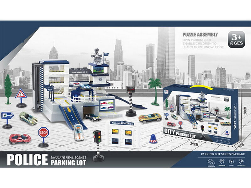 Паркинг 3-уровневый 39*28*8 см в кор. 6A-4