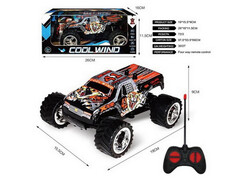 Машина на р/у (аккум., заряд от USB, свет, прорезиненные колеса) 26*10*16 см в кор. WD999-7SBD