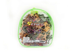 Набор солдат 16*15*6 см в рюкзаке 1006-G