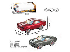 Машина (аккум., заряд от USB, свет, муз.) 24*8*10 см в кор. 12050-10