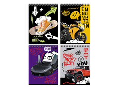 Блокнот А5 40 л клетка BG "Будь смелее" (гребень)