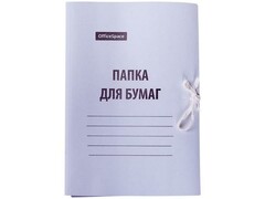76212 [225336]Папка для бумаг с завязками OfficeSpace (картон мелованный) до 200 л