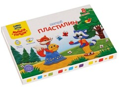 76229 [МП_41708]Пластилин мягкий "Мульти-Пульти. Енот в сказке" 8 цветов 96 г