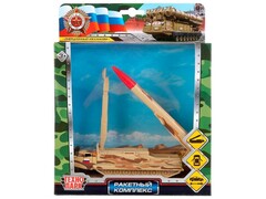 76295 [SB-17-62-A(BR)-WB]Технопарк. Ракетный комплекс металл. инерц. 15 см (подвиж. детали)