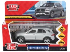 76286 [GLE-12-SR]Технопарк. Машина «MERCEDES-BENZ GLE 2018» металл. инерц. 12 см (открыв. двери, багажник) серебристая