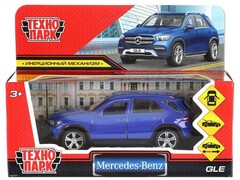 76305 [GLE-12-BU]Технопарк. Машина «MERCEDES-BENZ GLE 2018» металл. инерц. 12 см (открыв. двери, багажник) синяя