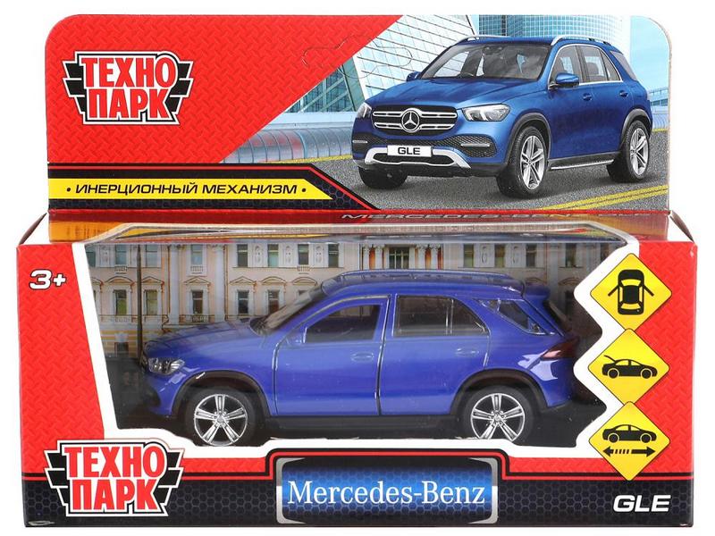 Технопарк. Машина «MERCEDES-BENZ GLE 2018» металл. инерц. 12 см (открыв. двери, багажник) синяя
