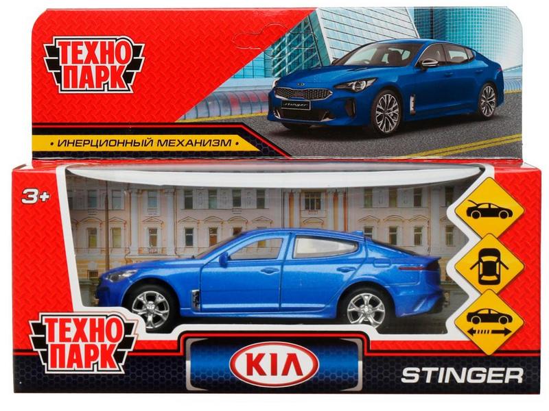 Технопарк. Машина «KIA STINGER» металл. инерц. 12 см (открыв. двери, багажник) синяя