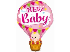 76410 [901830]Шар-фигура «Воздушный шар» розовый 91 см