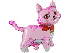 76415 [902707F]Шар-фигура «Милый котенок» розовый 33 см