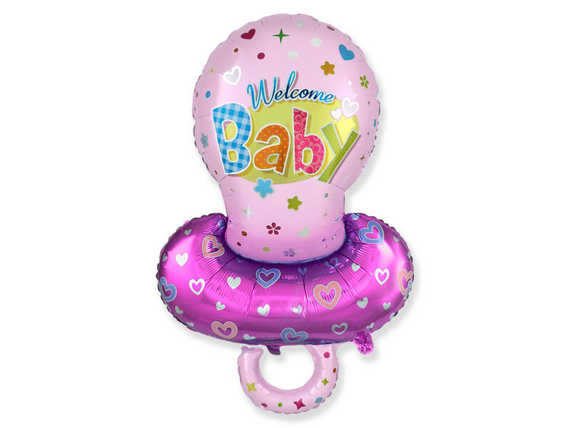 Шар-фигура «Пустышка» розовая 36 см