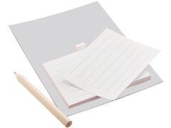 76686 [136-065]Магнитный блок для записей с карандашом «Simple» white 10*14 см