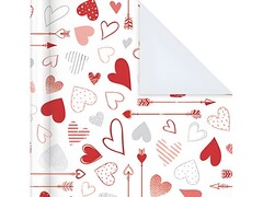 76762 [22-BZZ0006S-12]Упаковочная бумага «Wrap of Love» 0,5*0,7 м 1 лист
