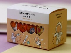 76827 [636a-03]Набор декоративного скотча "Little astronaut" 4 шт orange