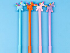 76868 [126P-025]Ручка гелевая "Dreamy unicorn" 0,5 мм СИНЯЯ