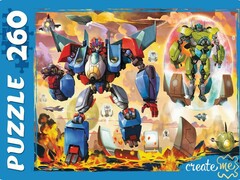 76965 [ПУ260-7724]ПАЗЛЫ 260 элементов. МИР ТРАНСФОРМЕРОВ №24