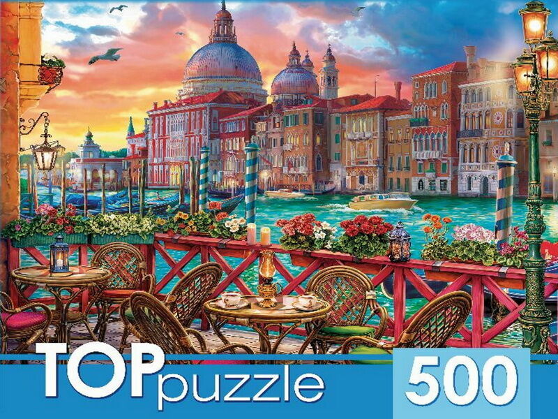 TOPpuzzle. ПАЗЛЫ 500 элементов. ВИД НА САНТА МАРИЯ ДЕЛЛА САЛЮТЕ