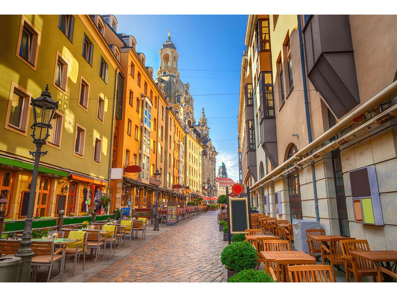 Холст с красками 40х50 см по номерам. ТИХОЕ УТРО В ГОРОДЕ