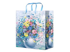 77154 [ПКП-0327]Пакет подарочный «КОМПОЗИЦИОННЫЙ БУКЕТ» 18*23*8 см (глян. лам.)