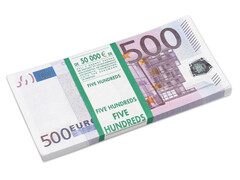 Деньги шуточные «500 Евро» 16*7 см 9-50-0009