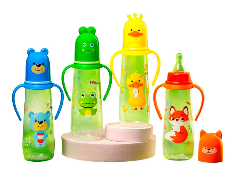 Бутылочка с ручками 250 мл 7704