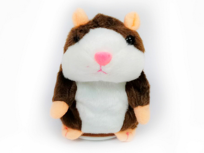 Игрушка-повторюшка на бат. «Хомяк» 12 см