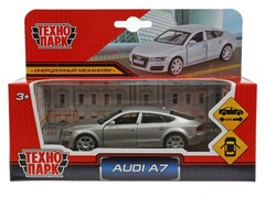 77413 [67306]Технопарк. Машина «AUDI a7» металл. инерц. 11 см (открыв. двери) серебристый