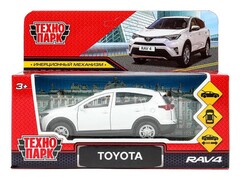 Технопарк. Машина «TOYOTA RAV4» металл. инерц. 12 см (открыв. двери, багажник) белый