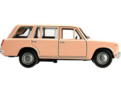 77437 [2102-12-BG]Технопарк. Машина «ВАЗ-2102 Жигули» металл. инерц. 12 см (открыв. двери, багажник) бежевый