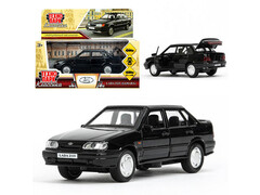 77438 [2115-12-BK-WOD]Технопарк. Машина «LADA-2115 самара» металл. инерц. 12 см (открыв. двери, багажник) черный