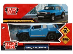77439 [2210C0118-R]Технопарк. Машина «ВНЕДОРОЖНИК» металл. инерц. 11 см (открыв. двери) синий