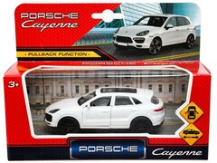 77452 [2307669-R2]Технопарк. Машина «PORSCHE CAYENNE» металл. инерц. 11 см (открыв. двери) белый