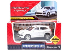 Технопарк. Машина «PORSCHE CAYENNE» металл. инерц. 9 см белый
