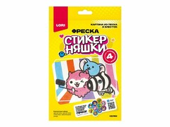 77774 [Кпо-004]Картина из песка и блесток. Фреска «Стикерняшки. Селфи»