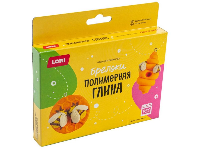 Полимерная глина. Брелоки "Дружелюбные пчелки"