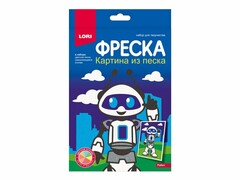 77805 [Пз/ф-047]Картинка из песка. Фреска "Робот"