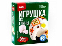 77819 [Гл-011]Игрушка из глины "Слоники"