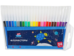 Фломастеры невентилируемые 24 цв. ArtSpace "Космические приключения"
