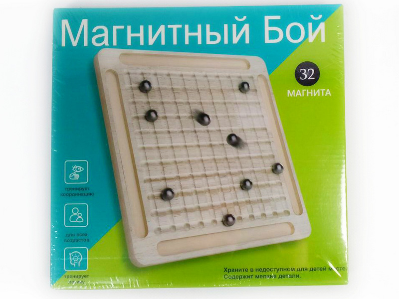Настольная игра «Магнитный бой» 32 магнита