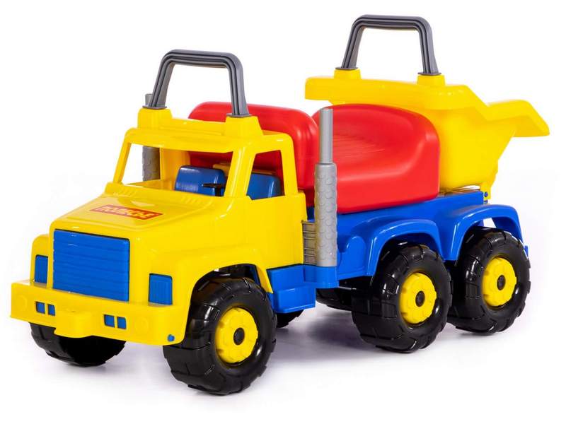 Автомобиль-каталка "Супергигант-2" жёлто-красный