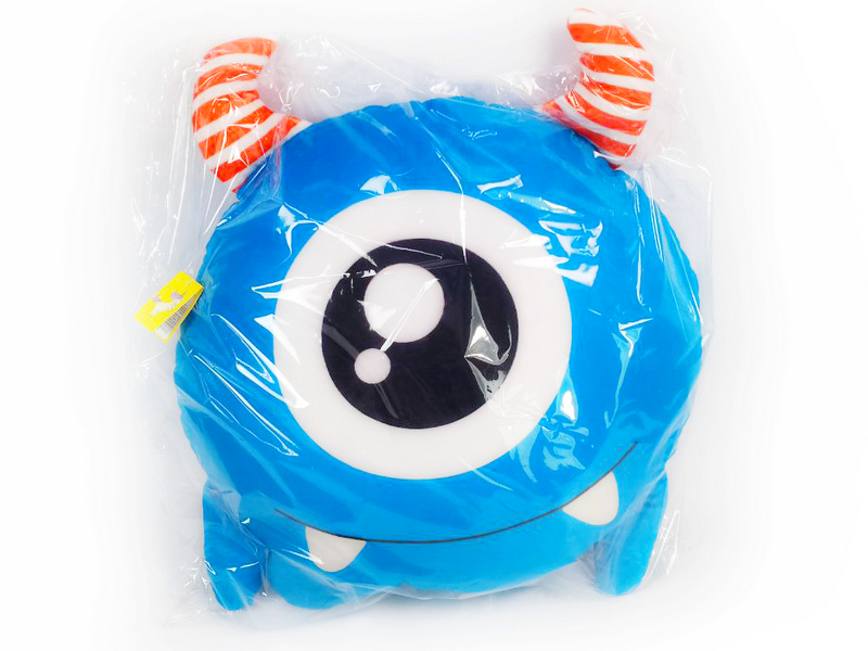 Подушка-игрушка Монстрик голубой 40 см MSR-003