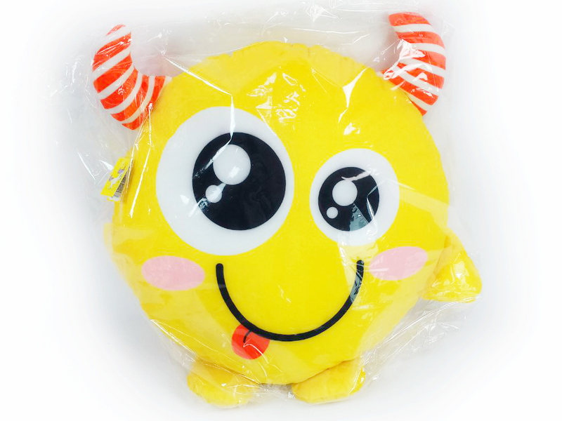 Подушка-игрушка Монстрик желтый 40 см MSR-001
