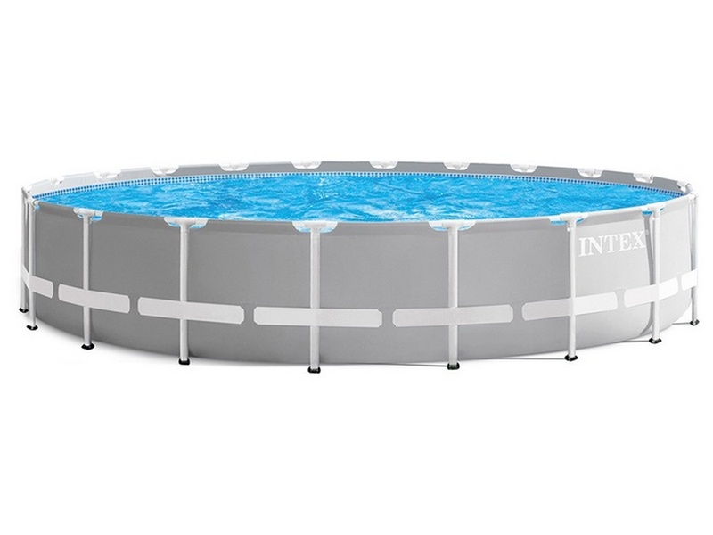 Бассейн каркасный 610*132см, фильтр, насос, лестница, подложка, тент 32695л 26756NP