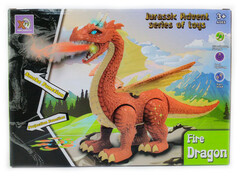 Дракон на бат. (свет, звук, пар) 20*28*12 см в кор. 8870