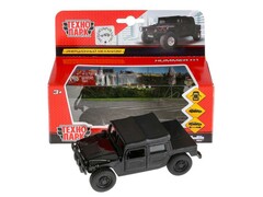 78543 [SB-18-09-H1-N(B)-WB]Технопарк. Машина «HUMMER h1 ПИКАП» металл. инерц. 12 см (открыв. двери, багажник) черный