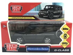 Технопарк. Машина «MERCEDES-BENZ G-CLASS» металл. инерц. 12 см (открыв. двери, багажник) черный