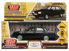 Технопарк. Машина «LADA-21099 "СПУТНИК» металл. инерц. 12 см (открыв. двери, багажник) черная