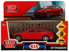 Технопарк. Машина «KIA STINGER» металл. инерц. 12 см (открыв. двери, багажник) красный
